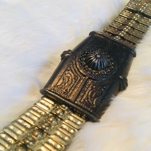 Vintage Gold Medallion Belt